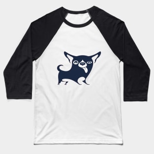 funny chihuahua dog illustration Baseball T-Shirt